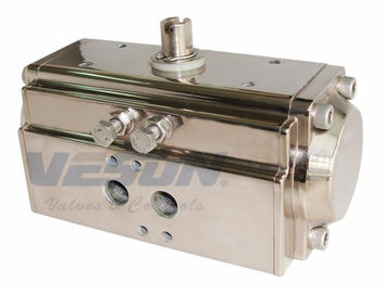 Nickle Plated Quarter Turn Pneumatic Actuator, Rotary Air Actuator Anticorrosive