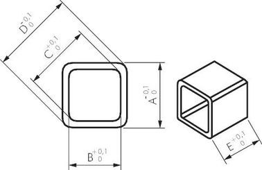 ISO5211 Valve Actuator Pemasangan Kit Drive Shaft Adapter Sleeve Untuk Fitting Persegi