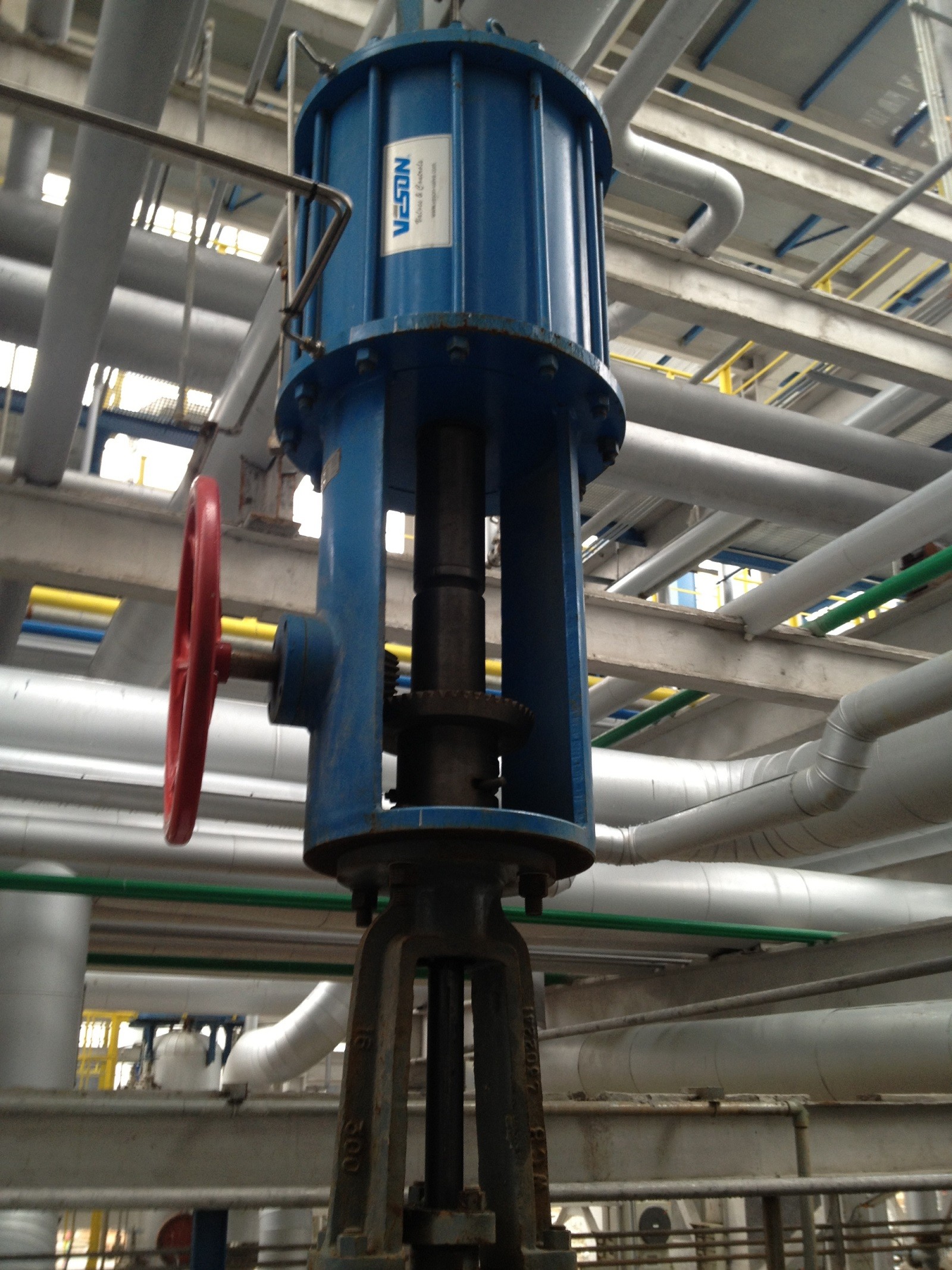 Multifungsi Pneumatic Linear Actuator / Air Motor Actuator Long Life