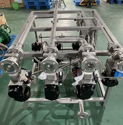 Peralatan Kimia Skid Mounted Steam Valve Skid Process Untuk Bensin Skid mount valve Skid steam conditioning