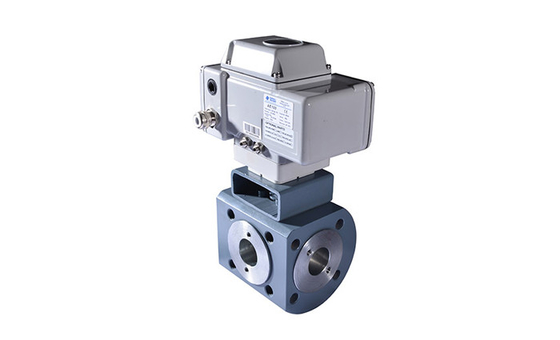 Stainless Steel Electric Actuated Ball Valve Untuk Diverging Converging