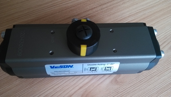 Otomatisasi Industri Pneumatic Rack And Pinion Actuator untuk Rotary Angle 0-90 derajat