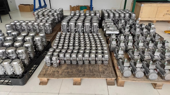 Otomatisasi Industri Pneumatic Rack And Pinion Actuator untuk Rotary Angle 0-90 derajat
