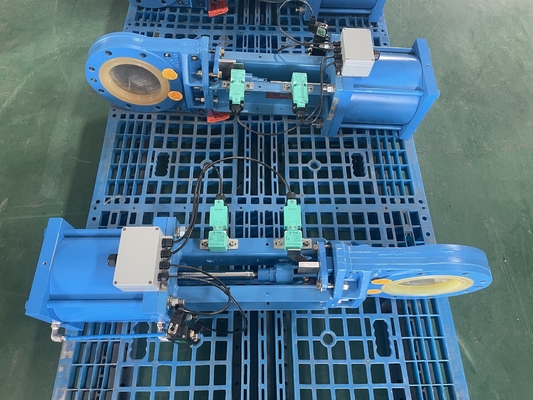 Pneumatic actuator of pipeline valves Cast Iron Pneumatic On Off Valve / Two Way Pneumatic Valve Jenis tugas berat
