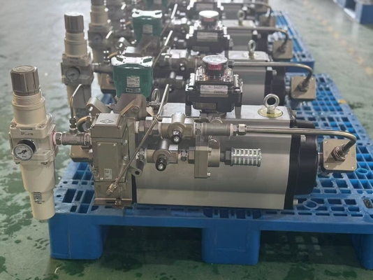 NAMUR Pneumatic Air Actuator dengan Nikel Plating