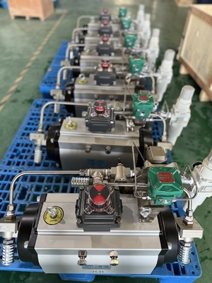 NAMUR Pneumatic Air Actuator dengan Nikel Plating