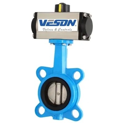 Pneumatic Lug Butterfly Valve with EPDM Seal for Industrial Use