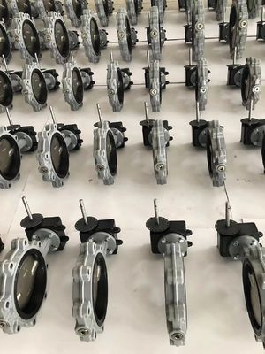 Lug Type 150lb Butterfly Valve dengan Aluminium Bronze Disc