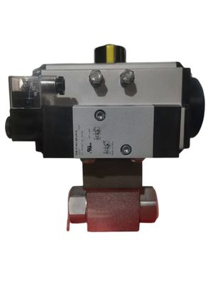 Pneumatic Ball Valve with Class 150-1500 Lb Pressure Rating and PN 10 ~ 250 for DN15-200 Applications