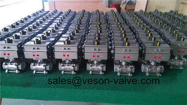 Double Acting Marine Control Mode Pinion Actuator yang terbuat dari bahan 316SS 304SS