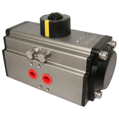 Rack Pinion Pneumatic Actuator with VDI/VDE3845 Standard Hard Anodized Treatment and Epoxy Coated for Industrial Usage