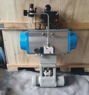 Katup Bola Pneumatik ANSI KELAS 150-900 dengan Struktur Bola Tetap dan Fungsi Drainase untuk Aplikasi Suhu Tinggi-Tekanan Tinggi