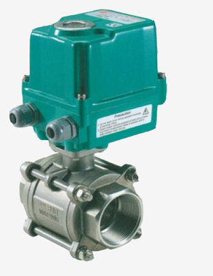 Katup Bola Berpenggerak Listrik dengan Torsi Output 60Nm, Enklosur IP67, dan Rumah Paduan Aluminium untuk Aplikasi Katup Bermotor