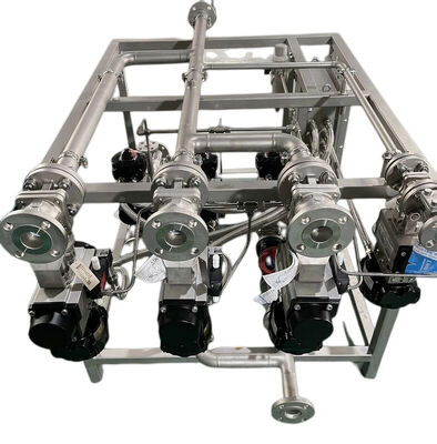 Peralatan Terpasang Skid Industri dengan Katup Bola Mengambang dan Tipe Lurus untuk Katup Uap Penukar Panas