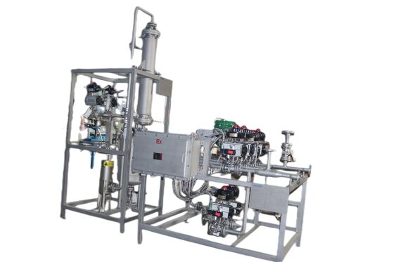 Floating Ball Valve Skid Mounted System dengan Straight Through Type untuk penggunaan industri