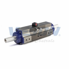 Rotary Angle 0-90 derajat Marine Hard Anodizing Pinion Actuator Untuk Kinerja Optimal