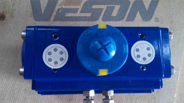 Compact Design Rack Dan Pinion Valve Actuator Digunakan Dalam Ball / Butterfly Valve