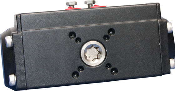 Aktuator Pneumatik Aluminium Anodisasi Keras Berlapis PTFE dengan Standar ISO5211 & DIN3337 untuk Operasi Katup