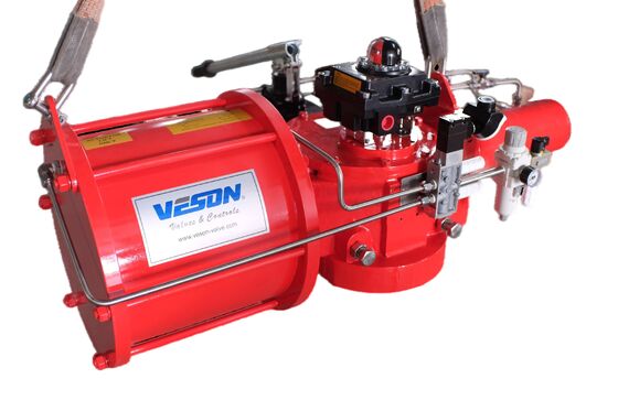 Spring Return Single-acting Heavy Duty Scotch Yoke Pneumatic Actuator untuk katup On-Off