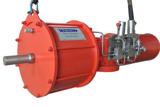 Spring Return Single-acting Heavy Duty Scotch Yoke Pneumatic Actuator untuk katup On-Off