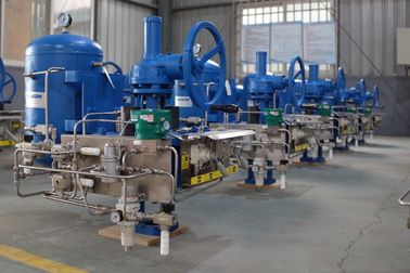 Katup Gerbang Aksi Ganda Pneumatik Linear Baja Karbon Sistem Lingkar Tertutup