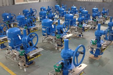 Aktuator Drive Pneumatik Linear Mengotomatiskan Sebagian Besar Jenis Katup Stem Naik
