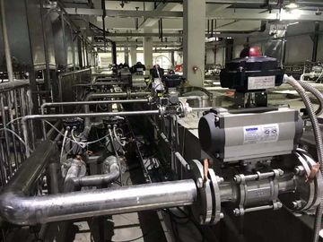 Pneumatic actuator of pipeline valves Cast Iron Pneumatic On Off Valve / Two Way Pneumatic Valve Jenis tugas berat