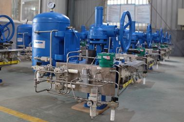 Aktuator Drive Pneumatik Linear Mengotomatiskan Sebagian Besar Jenis Katup Stem Naik