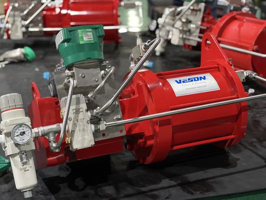 Pneumatic actuator of pipeline valves Metal Seated Ball Valves Spring Return Pneumatic Actuator Seri VSF