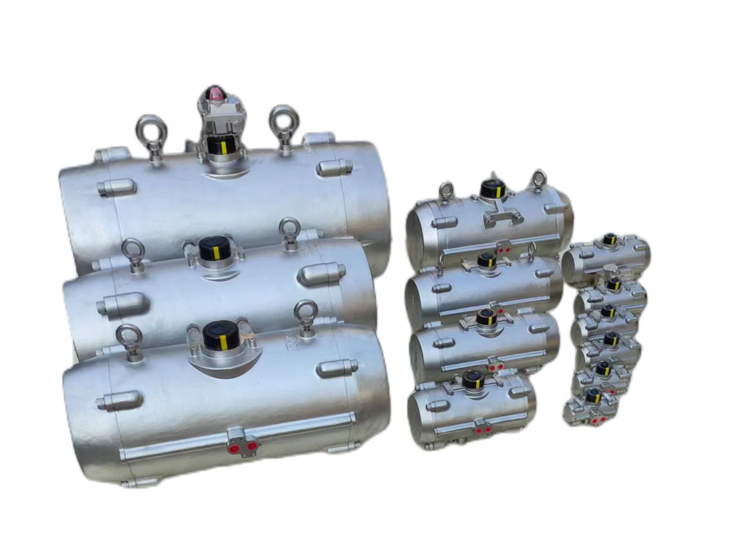 Otomatisasi Industri Pneumatic Rack And Pinion Actuator untuk Rotary Angle 0-90 derajat
