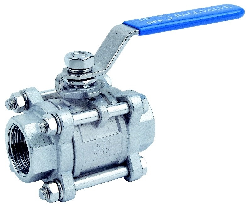 Gelang Butt Weld 3 Piece Ball Valves 1000 WOG 3 Piece 316 Stainless Steel Socket Weld Ball Valve (Locking Handle)