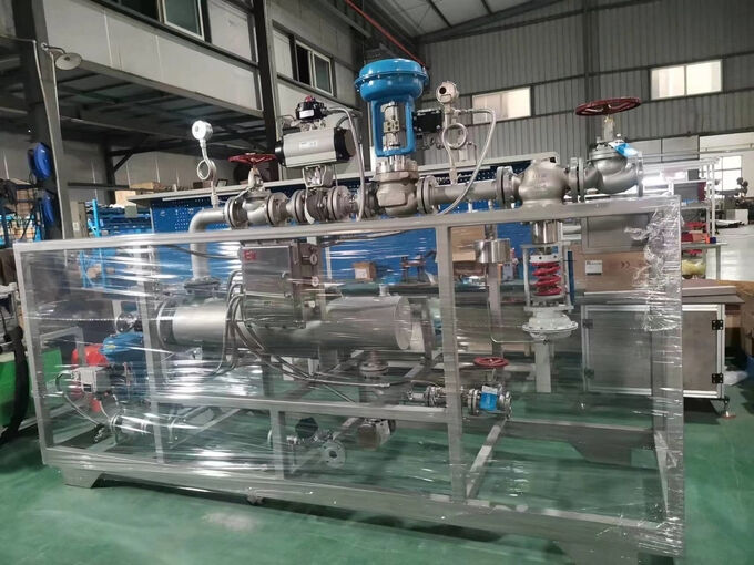 Katup Terpasang Skid dengan Torsi Aktuator 830 71753nm dan Material Bodi Baja Karbon, Baja Chrome-Moly, Baja Tahan Karat untuk Manifold Katup Pengurang Tekanan