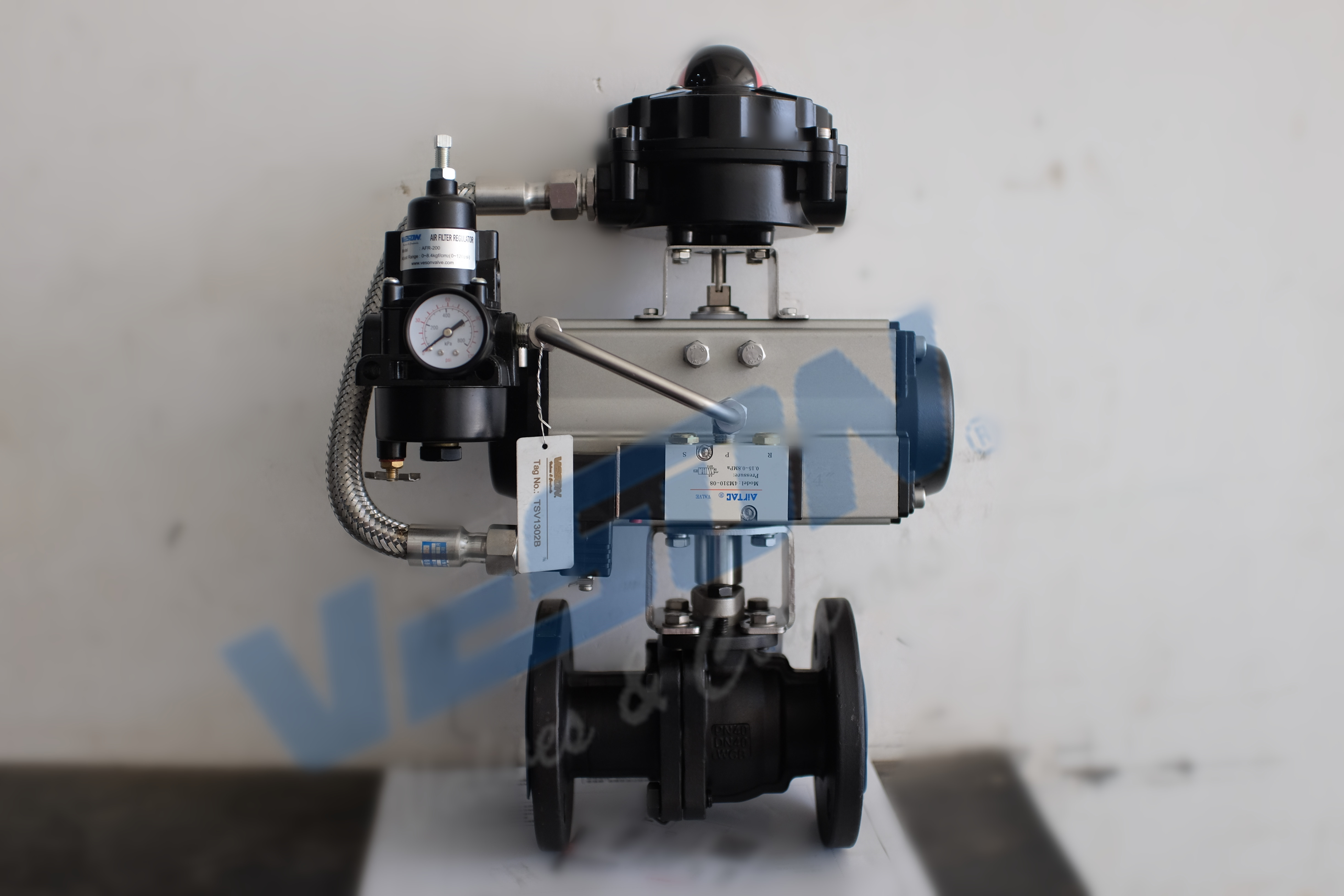 Jalur Pipa Pneumatic On Off Valve Menyesuaikan Warna Resistansi Aliran ...