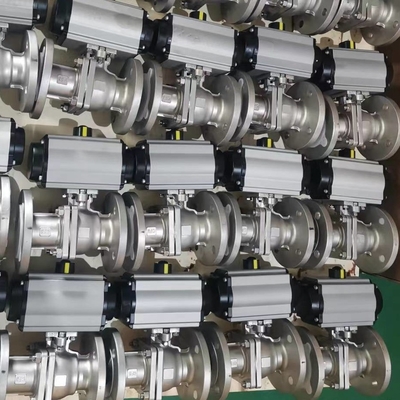 Socket Weld Horizontal Pneumatic Air Actuator On Off Valve Dengan Limit Switch