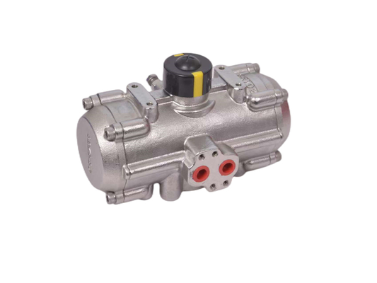 304/316 Stainless Steel Rotary Actuator Ball Valve Quarter Turn Actuator Untuk Kapal Laut Lepas Pantai