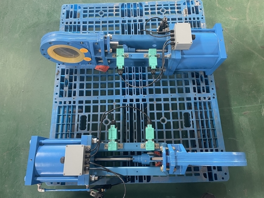 Pneumatic actuator of pipeline valves Cast Iron Pneumatic On Off Valve / Two Way Pneumatic Valve Jenis tugas berat