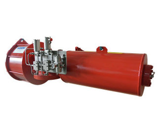 Tugas Berat Pneumatic Rotary Actuator, On Off Valve Actuator Scotch Yoke Type