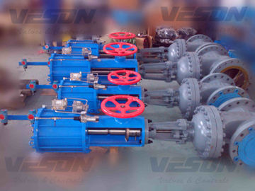 Industri Pneumatic Air Linear Actuator Untuk Knife Gate Valves Dan Globe Valves