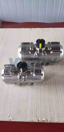 Bahan Pneumatic Actuator SS304 SS316 Bertindak Ganda Stainless Steel
