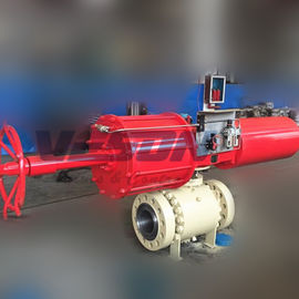 Cast Iron Pneumatic On Off Valve / Jenis Katup Pneumatik Dua Arah Jenis Tugas Berat