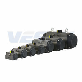 Aluminium Alloy Bagian Turn Actuator / Actuator Piston Udara Tunggal / Rack dan Pinion