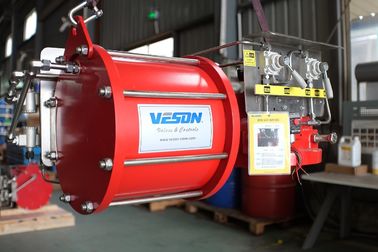 Aktuator pneumatik katup pipa Integrator Sistem Katup Aktuator Pneumatik Scotch Yoke Efisien Tinggi