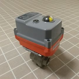 Kuningan Stainless Steel Listrik Digerakkan Ball Valve Resistansi Aus Tinggi